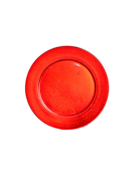 BAJO PLATO PAN PP ROJO 13X13 CM