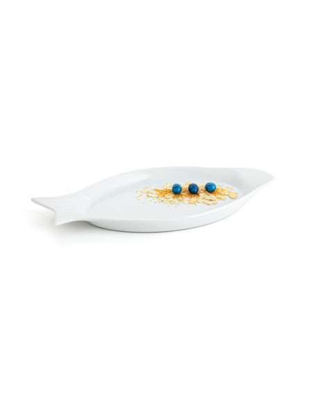 FUENTE PORCELANA PEZ 325X155X25