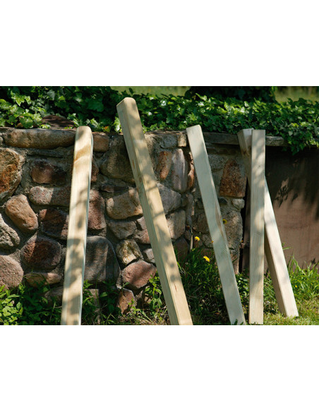 POSTE MADERA CUADRADO 9X9 CM 100 CM