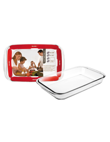 FUENTE HORNO VIDRIO RECT. 1,6L 30X18 CM