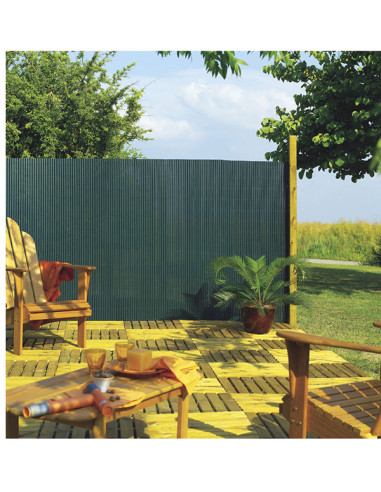 CAÑIZO PVC SIMPLE VERDE 1X3 M