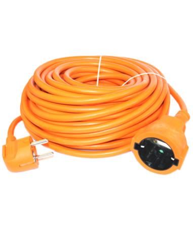 PROLONGADOR CABLE NARANJA 3G1.5 16A 25 M