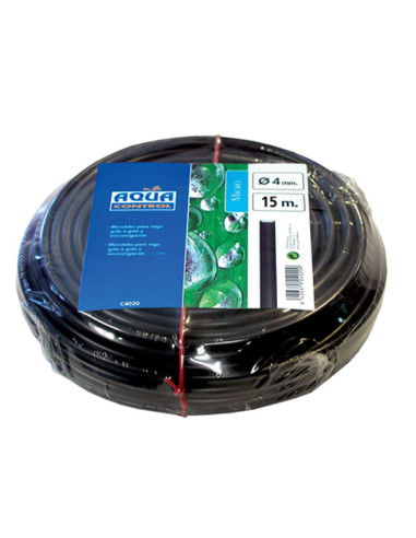 TUBERIA MICROTUBO R/15M NEGRO 4 MM