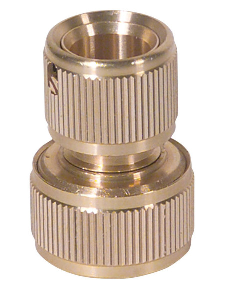CONECTOR RAPIDO AQUASTOP LATON 3/4''
