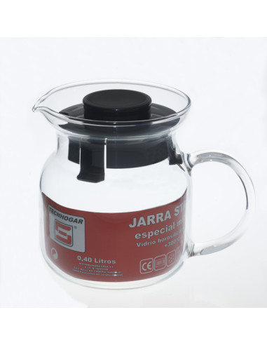 JARRA CRISTAL MICROONDAS VITRO 0,40 L