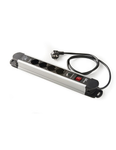 BASE MULTIPLE 4T +2USB ALUMINI