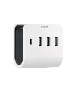 CARGADOR RED 4 USB 3A+1C 4,8A 24W C/SOPORTE 24 W