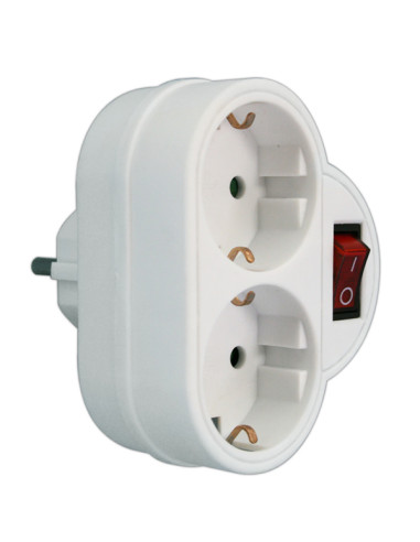 ADAPTADOR 2T C/INTERRUPTIOR 16A