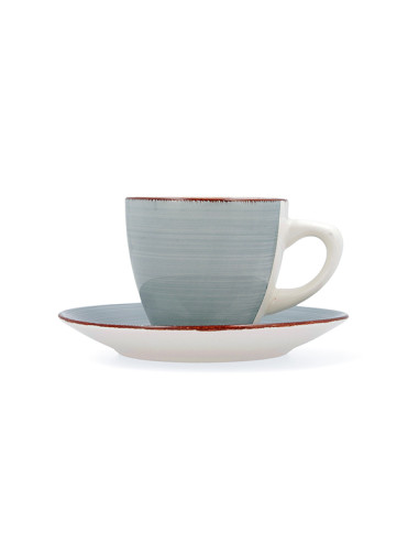 TAZA CAFE C/PLATO VITA M. AQUA 2U 22 CL