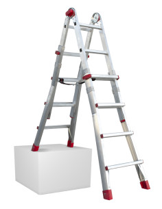 ESCALERA TELESC MULTIUSO 8+8