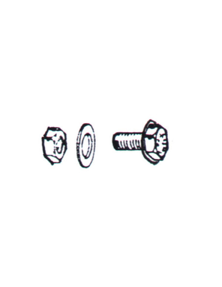 TORNILLO ESTANTERIA COMPAC M8X15