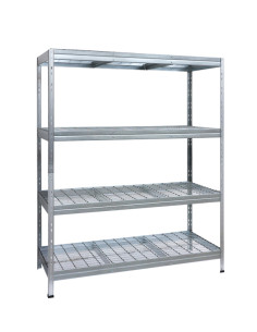 ESTANTERIA S/T 4B GALVANIZADA 180X150X60