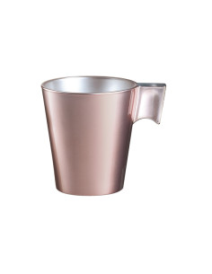 TAZON MUG VIDRIO F.LONGO ROSA 22 CL