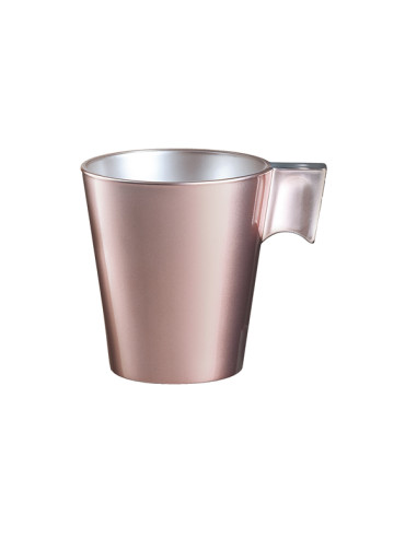 TAZON MUG VIDRIO F.LONGO ROSA 22 CL