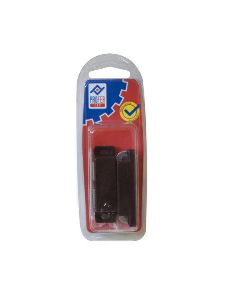 CIERRE IMAN MARRON BL 2 PZS 54 MM