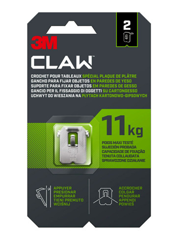 CUELGACUADRO S/CLAVO PLADUR 2 PZS 11KG