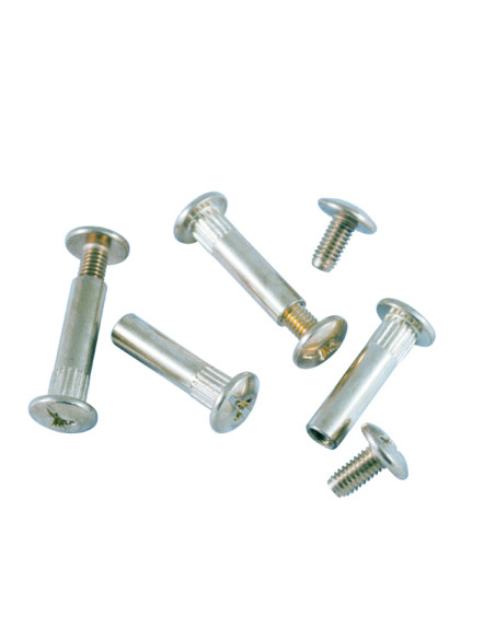 TORNILLO + TUBO NIQUEL BL 4 8X40 MM