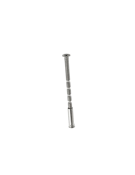 TORNILLO PASANTE ENSAMBLAR NIQUEL SATINADO BL4 M4X75