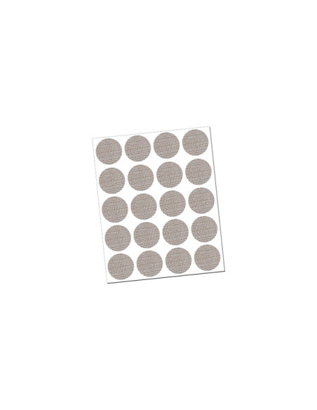 TAPON ADHESIVO TEXTIL OSCURO BL20