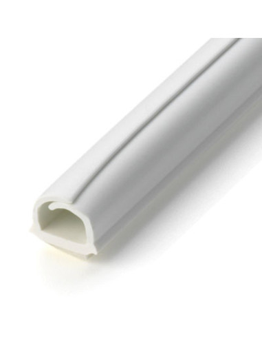 SOPORTE CABLE ADH BLANCO 4 M 8X7 MM