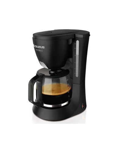 CAFETERA GOTEO NEGRA 680W 12 TZ