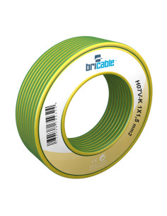 CABLE LINEA FLEXIBLE AMAR/VERDE H07V-K R/10M 1,5