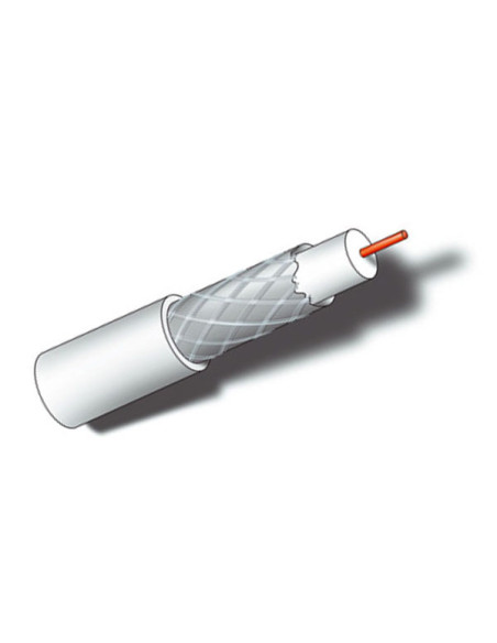 CABLE ANTENA COAXIAL CU+CU CAR 100 M