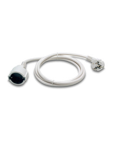 PROLONGADOR CABLE BLANCO 3G1.5 16A 2 M