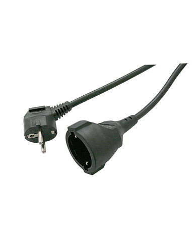 PROLONGADOR CABLE NEGRO 3G1.5 16A 2 M