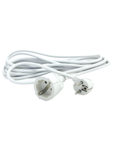 PROLONGADOR CABLE BLANCO 3G1.5 16A 2 M