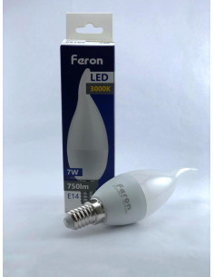 LAMPARA LED VELA VIENTO E14 LC 3000K 750LM 7 W