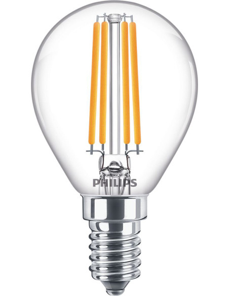 LAMPARA LED ESFERICA E14 LN 4000K 806LM TRANSP FIL 6,5 W