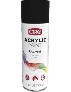 PINTURA AER ACR. NEGRO MATE 400 ML