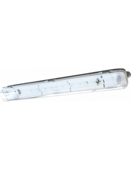 PANTALLA ESTANCA IP65 PARA 2 TUBO LED NO INCL. 2X1500 MM