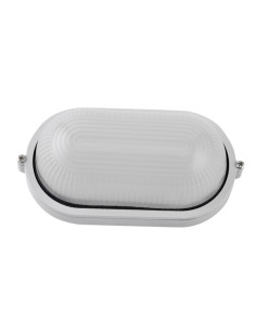 APLIQUE PARED OVAL BCO 40W E27