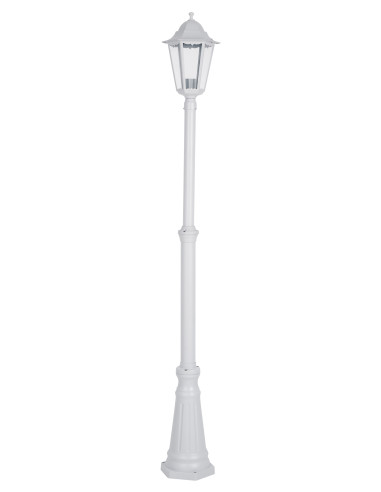 FAROLA EXTERIOR BLANCA 180CM 100W E27