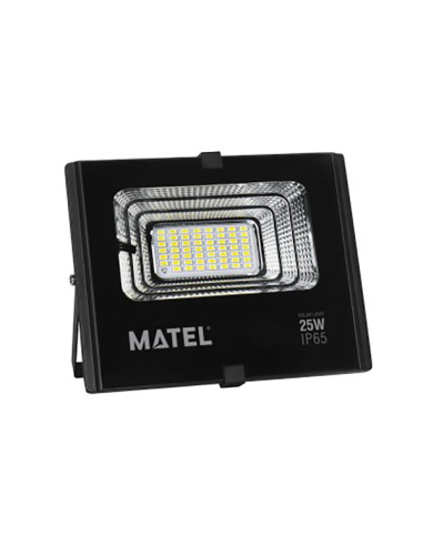 FOCO LED SOLAR NEGRO C/PANEL LF 25 W