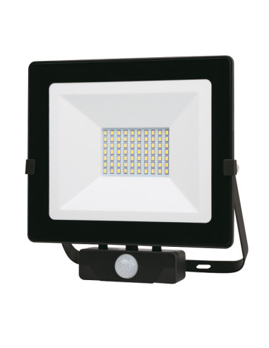 FOCO LED NEGRO IP65 C/SENSOR 50 W