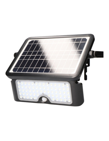 FOCO SOLAR RECARGABLE SENSOR PRESENCIA 1150 Lm 10 W