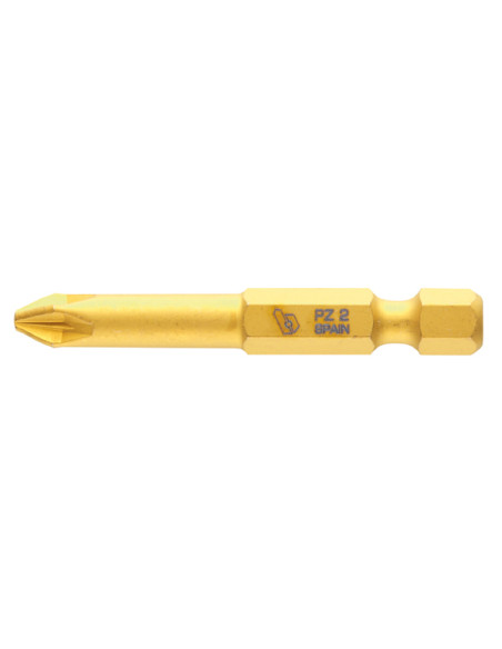 PUNTA POZI 1/4'' TIN 2 UD 1X50 MM