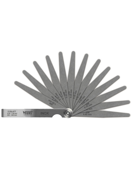 GALGAS INOX. JGO 13 LAMINAS 0,05-1 MM