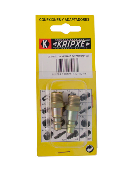 ADAPTADOR MACHO ENCHUFE R. B.2 1/4''