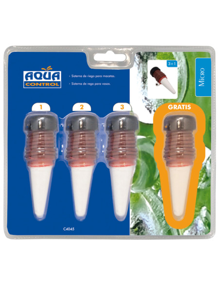SISTEMA RIEGO MACETAS 3+1 CONO