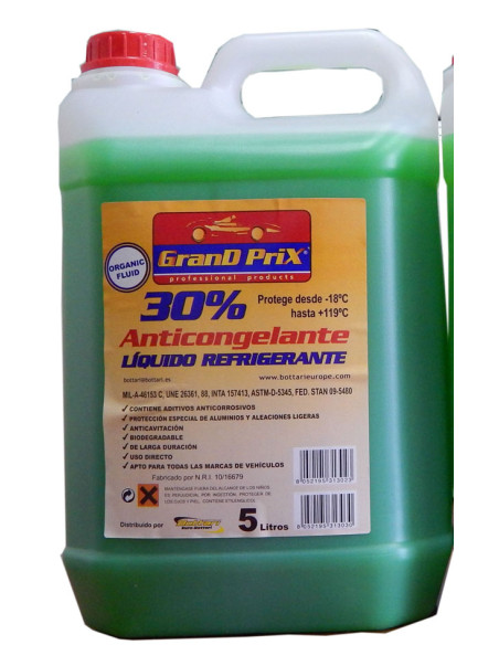 ANTICONGELANTE REFRIGERANTE 5 LT. BOTTARI