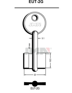 LLAVE EN BRUTO GORJA JMA EUT-2G