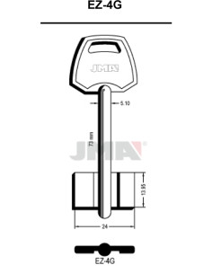 LLAVE EN BRUTO GORJA JMA EZ-4G