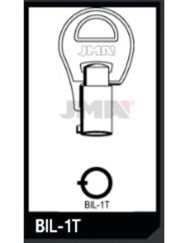 LLAVE EN BRUTO TUBULAR JMA BIL-1T