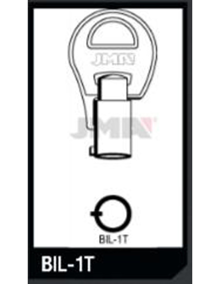 LLAVE EN BRUTO TUBULAR BIL-1T