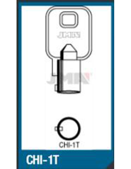LLAVE EN BRUTO TUBULAR SEGURIDAD CHI-1T