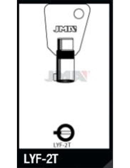 LLAVE EN BRUTO TUBULAR SEGURIDAD LYF-2T